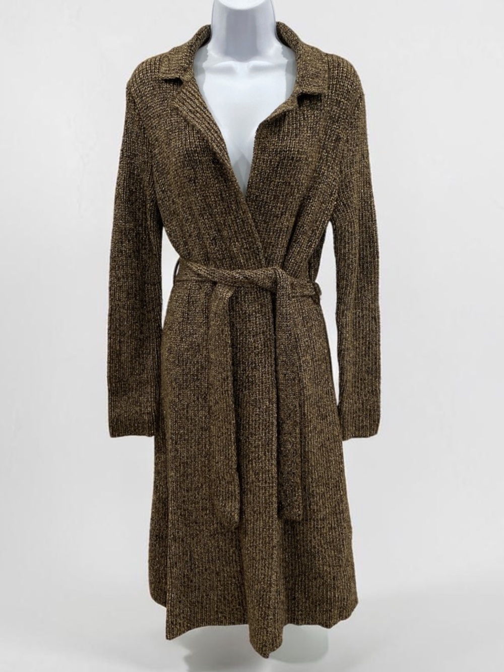 Lauren Ralph Lauren Wool Blend Long Cardigan Knit Size Small - Picture 3 of 11
